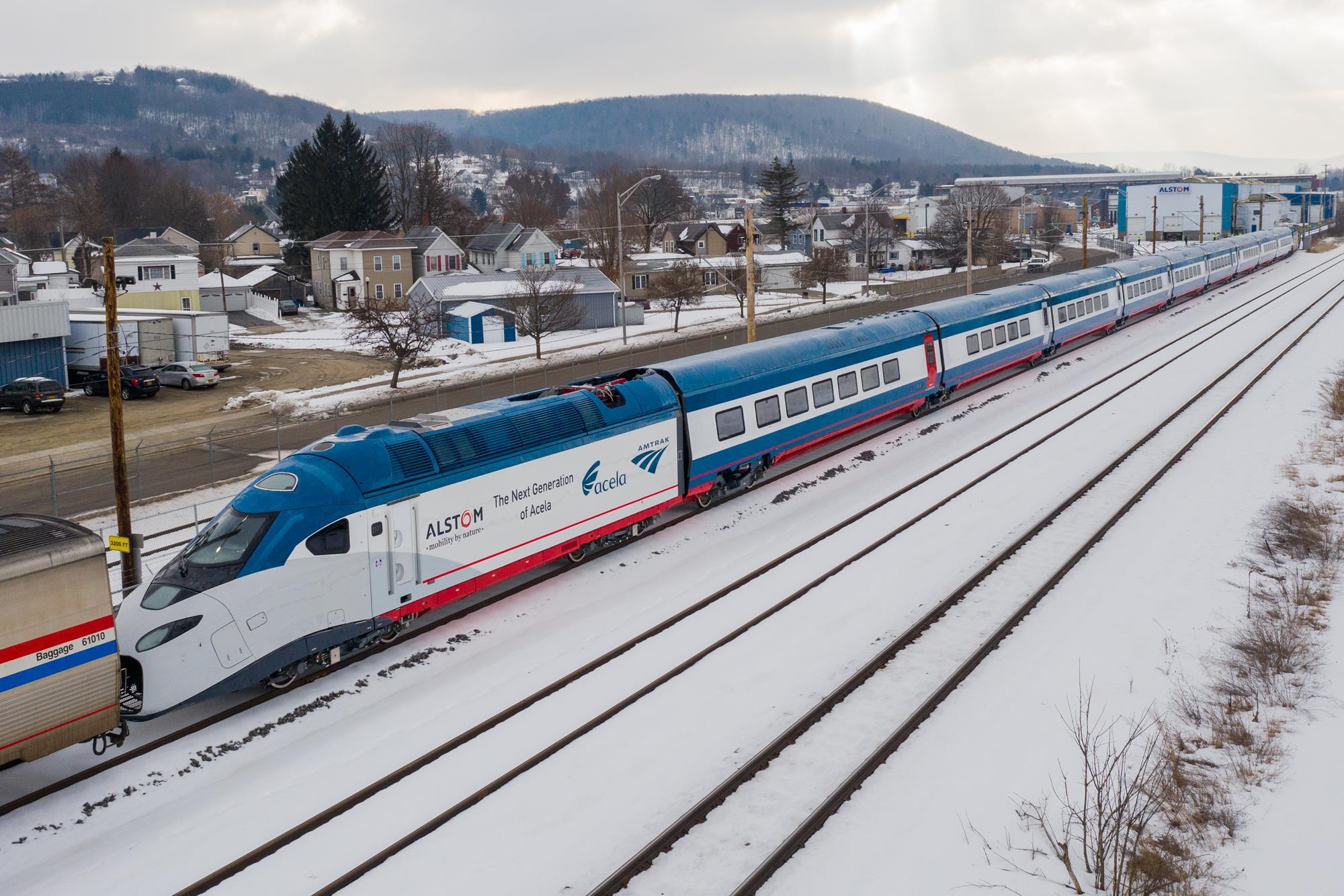 Amtrak's first Avelia Liberty heads to Pueblo for testing | News | Railway  Gazette International