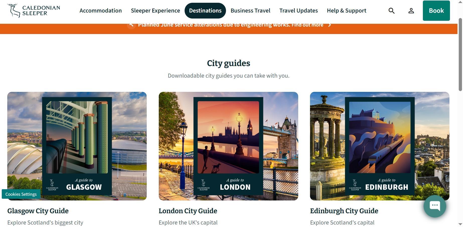 Flipside redesigns Caledonian Sleeper website | Rail Business UK ...