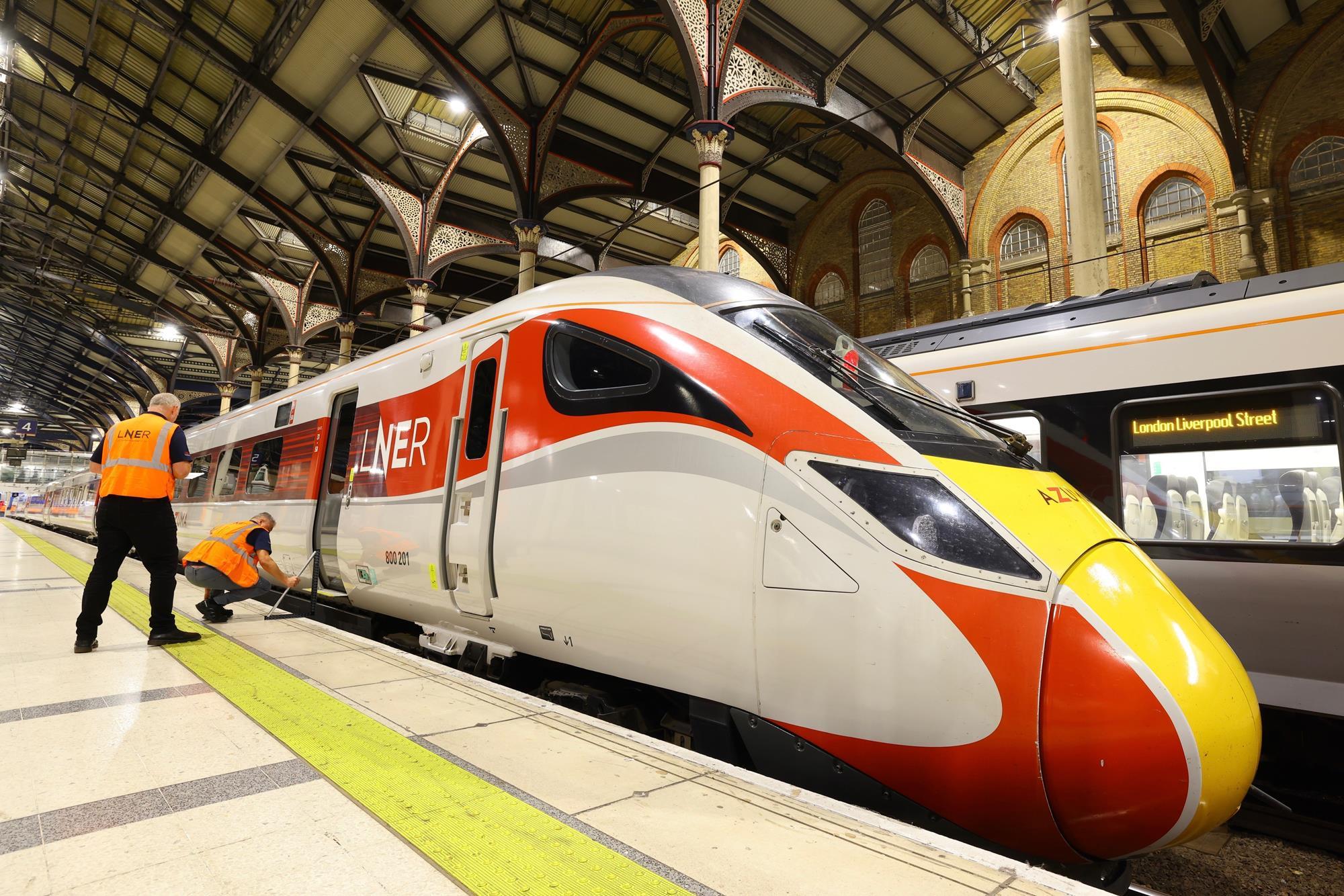 LNER Azuma reaches London Liverpool Street station Rail Business