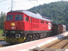 Bulgarian freight train.