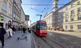 Vevey tram in service in Lviv (image Lviv city hall)