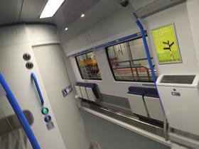 Accessible toilet on Siemens Class 700 Desiro City EMU for Thameslink services.