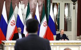Russia-Iran press conference (Photo Kremlin)