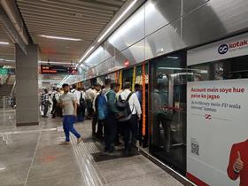 Mumbai metro Aqua Line extension (image MMRC)