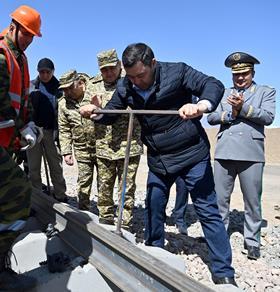 Kyrgyzstan’s President launches construction of Balykchy to Kochkor railway (12)