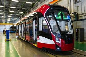 St Petersburg PK TS single section tram (Photo PK TS)