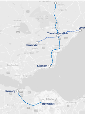 Fife electrification routes