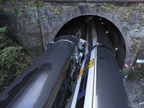 Salisbury Tunnel Junction collision (Photo RAIB)