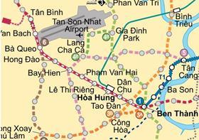 Ho Chi Minh City map