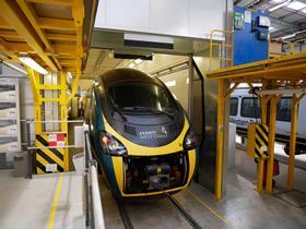 Avanti West Coast Pendolino at Alstom Widnes site