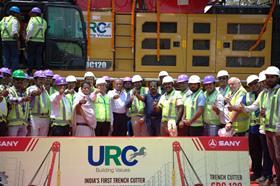 Chennai metro works (Photo URC Construction)