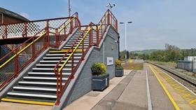 Upgrades completed to Duffield station footbridge, Network Rail