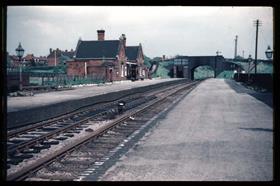 Old Aldridge Rail Station in 1955 photo courtesy of D J Norton, Birmingham (1)