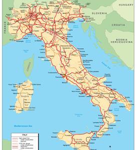 Italy map