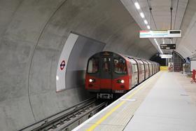 London Underground Northern Line test train at Bank station (Photo TfL)