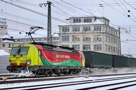 Italy–Sweden intermodal train with a TX Logistik loco_Nurminen Logistics