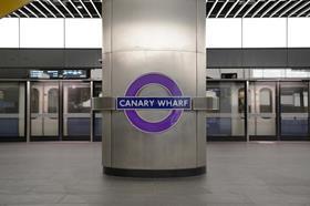 Canary Wharf station roundel