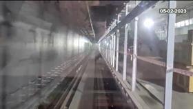 Pune metro Purple Line test runs Pune Metro Rail video crop