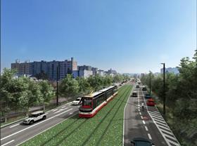 Praha Libuš Nové Dvory tram (image Metroprojekt Praha GENTE)