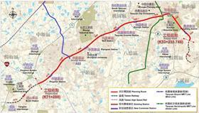 Taoyuan Red Line map (image gov of Taiwan)