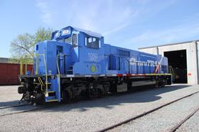 Omnitrax branded locomotive