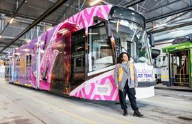 Melbourne art tram
