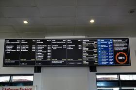 he screen, installed near the main entrance (credit- Greater Anglia)