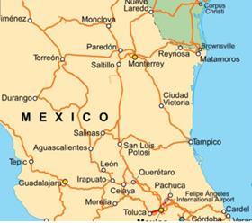 Mexico map