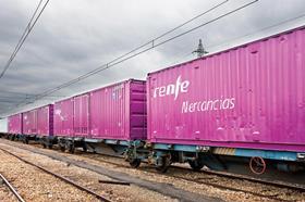 RENFE Mercancías container train