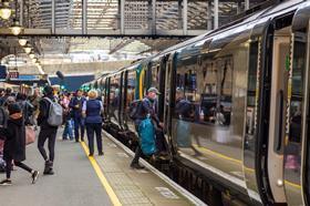 Passengers boarding a TPE train (Photo TransPennine Express)