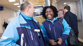 Colleagues at Lewisham station (Photo Southeastern)