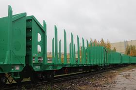 UWC timber flat car (60 feet)