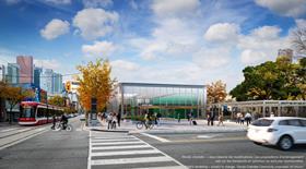 Moss Park station rendering (image Ontario gov)