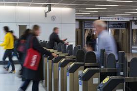 TfL Image - ticket gateline at station