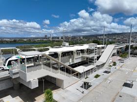 Honolulu metro Halawa Aloha Stadium train (Photo HART)