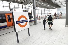 London Overground Barking Riverside station (Photo Luca Marino, Transport for London)