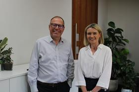 Andrew Findlay, Chief Executive of M Group and Jo Gretton, Chief Executive of Telent