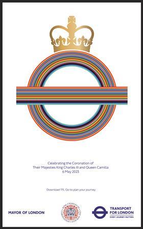 TfL coronation poster