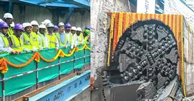 Chennai Corridor 3 tunnel breakthrough (photo Chennai Metro Rail)