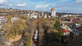 BKV tests Tatra trams on Cogwheel railway (image BKV)