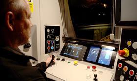 Govia Thameslink Railway Class 717 EMU using in-cab ETCS on the Northern City Line