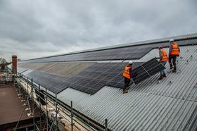 Energy Garden installation at Streatham Hill depot