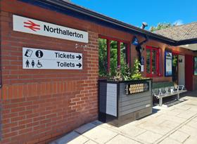 New planter at Northallerton station (Photo TPE)