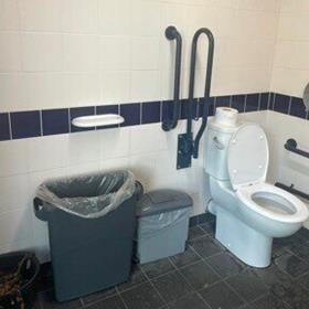Accessible station toilet (Photo Southeastern)