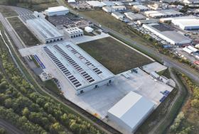 Goole Rail Village aerial view