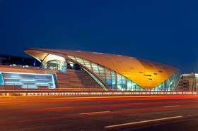 Dubai metro station