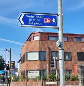 Derby Road station sign (Photo ESLCRP)