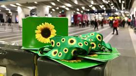 Sunflower lanyards and ticket holders