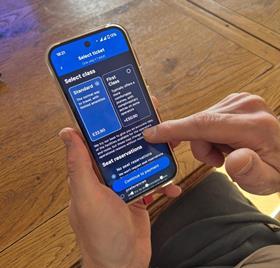 Ticket booking by app (Photo Raileasy)