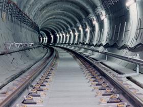 Singapore metro tunnel.